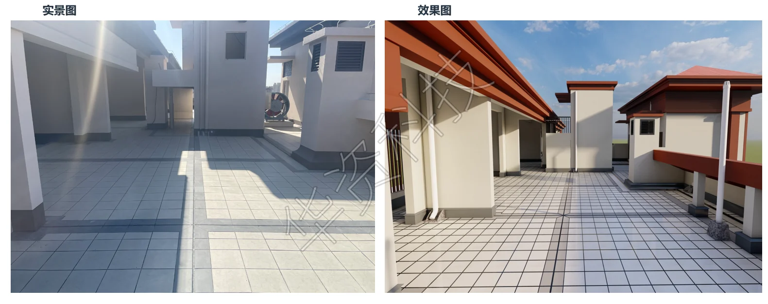 土建深化成果与现场落地对比图片 10