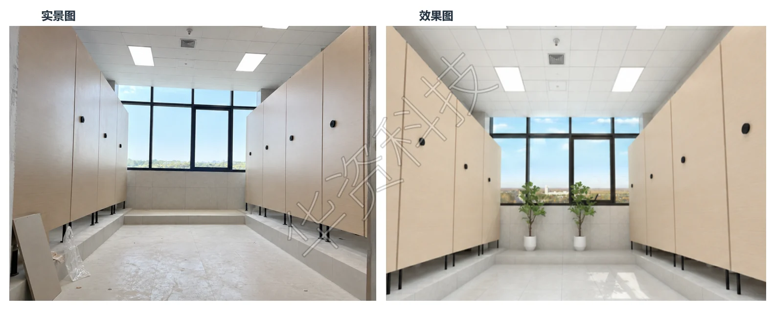 土建深化成果与现场落地对比图片 11